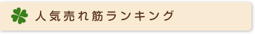 人気売れ筋ランキング